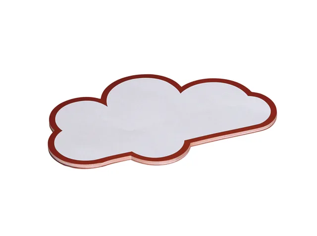 Workshopkaarten MAUL wolk 14x23cm wit