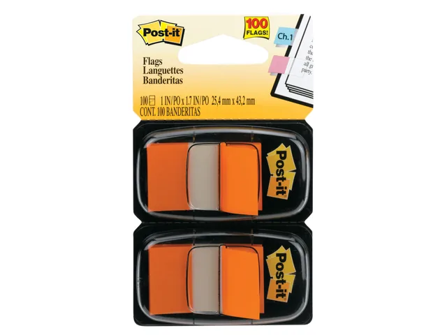 Indextabs 3M Post-it 680 25.4x43.2mm duopack or