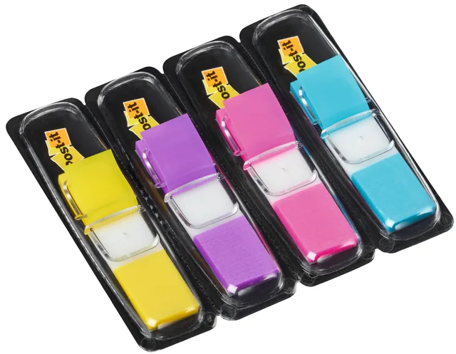 Indextabs 3M Post-it 683 11.9x43.2mm 4 kleuren