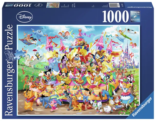 Puzzel Ravensburger Disney optocht 1000 stukjes