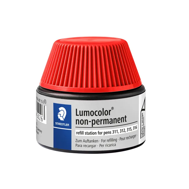 Viltstiftvulling Staedtler lumocolor non-perm. rd