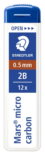 Potloodstift Staedtler mars micro carbon 0.5 mm 2B