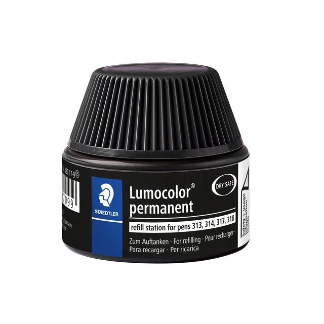 Viltstiftvulling Staedtler lumocolor permanent zw