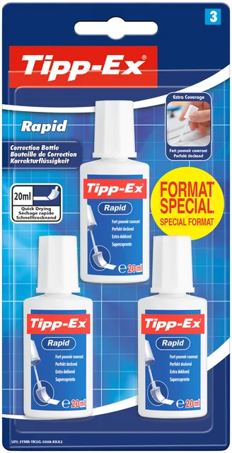 Correctievloeistof Tipp-ex Rapid 20ml