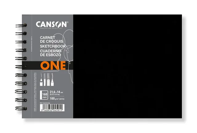 Schetsboek Canson Art Book One 100gr 216x140mm wit