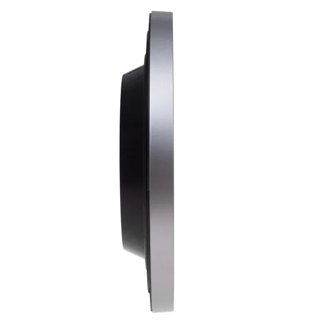 Wandklok MAUL Step Quartz Ø30x5cm kunstst zil/wit