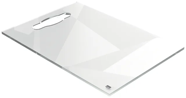 Notitiebord Nobo transparant acryl handgreep A4