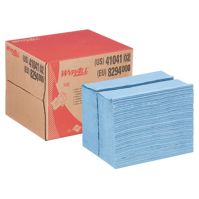 Reinigingsdoek WypAll X80 PowerClean blauw 8294