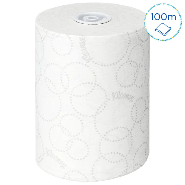 Handdoekrol Kleenex Ultra Slimroll 2laags 100m wit