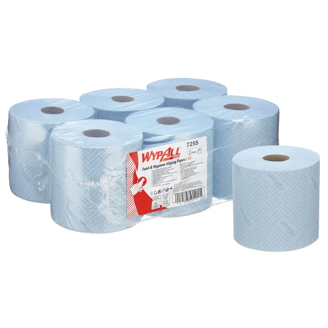 Poetspapier WypAll L10 GeneralClean blauw 7255