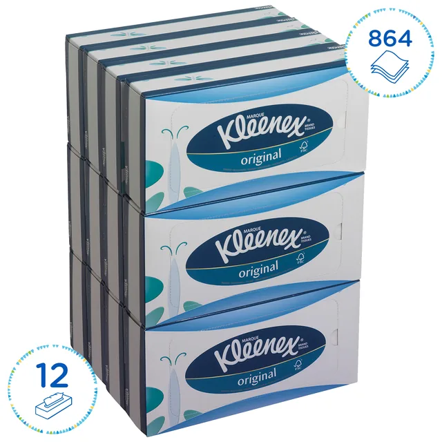 Facial tissues Kleenex 3laags 72 vel wit