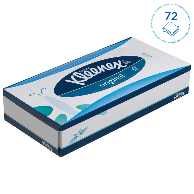 Facial tissues Kleenex 3laags 72 vel wit