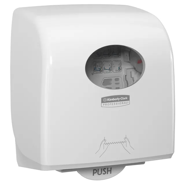 Handdoekroldispenser Kimberly Clark Slimroll wit