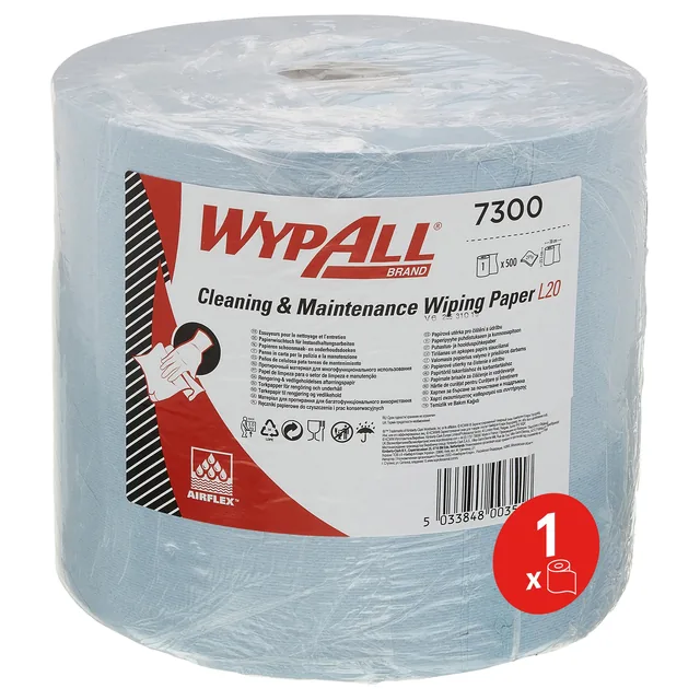 Poetspapier WypAll L20 GeneralClean blauw 7300