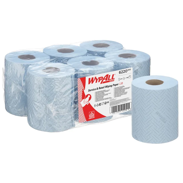 Poetspapier WypAll L10 GeneralClean blauw 6220
