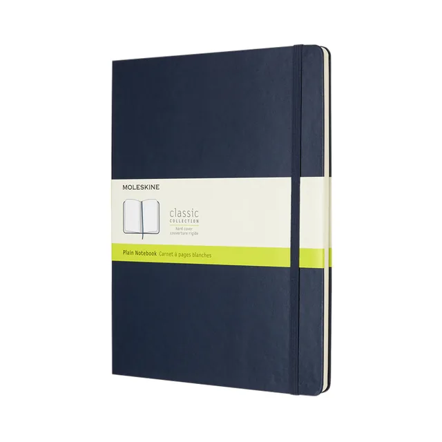 Notitieboek Moleskine XL 190x250 blc hc sapp bl