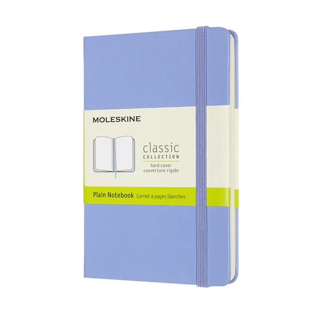Notitieboek Moleskine pocket 90x140 blc hc hydr bl