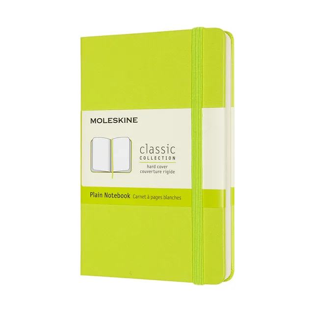 Notitieboek Moleskine pocket 90x140 blc hc lem gn