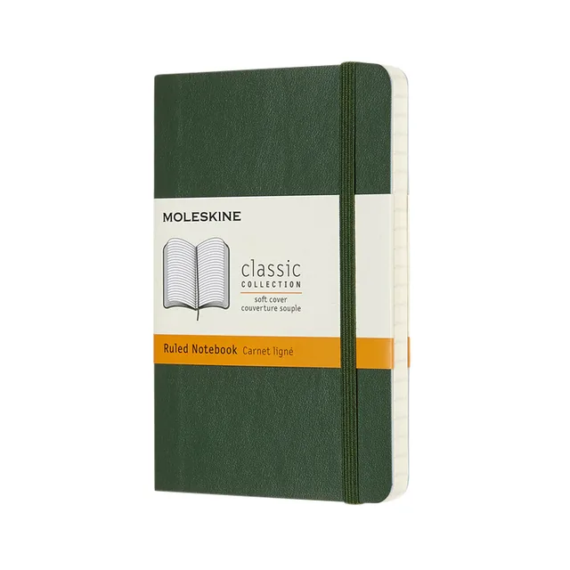 Notitieboek Moleskine pocket 90x140 ln sc myrt gn