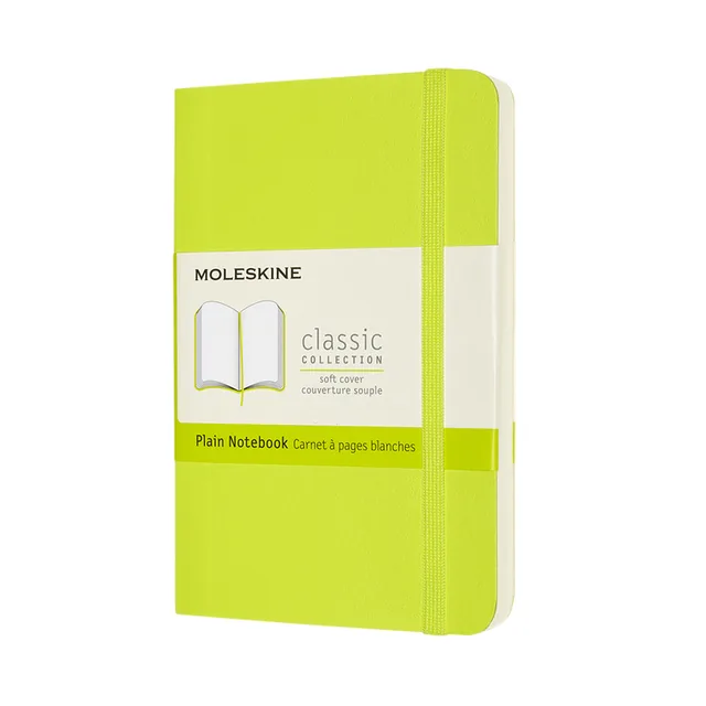 Notitieboek Moleskine pocket 90x140 blc sc lem gn