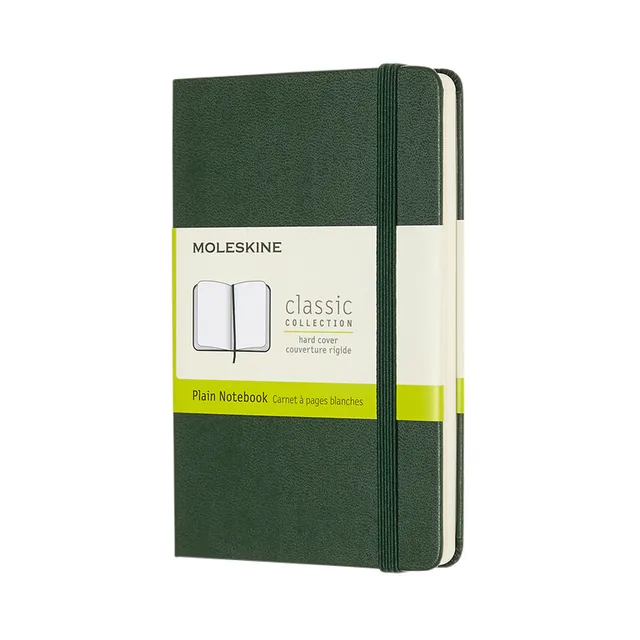 Notitieboek Moleskine pocket 90x140 blc hc myrt gn