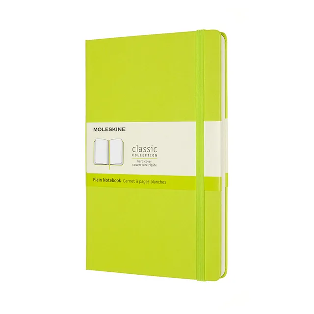 Notitieboek Moleskine large 130x210 blc hc lem gn