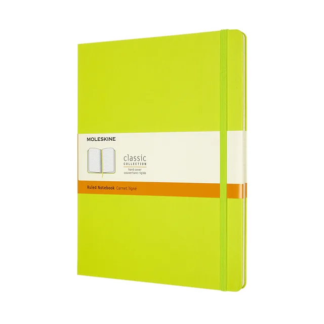 Notitieboek Moleskine XL 190x250 ln hc lem gn