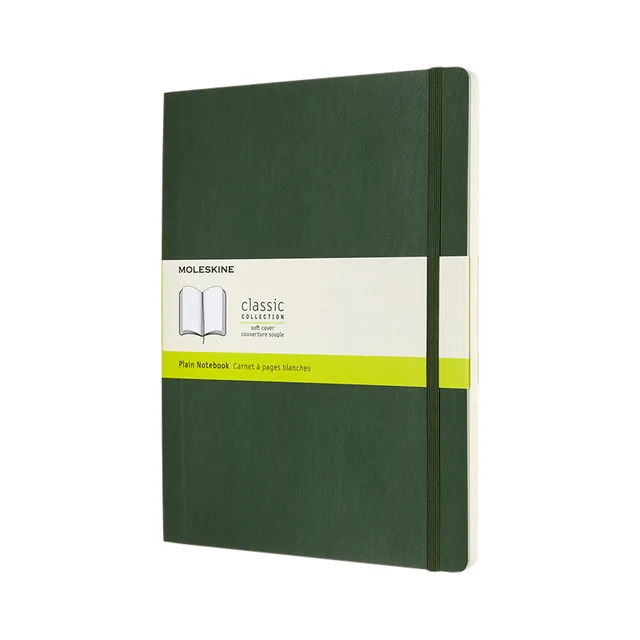 Notitieboek Moleskine XL 190x250 blc sc myrt gn