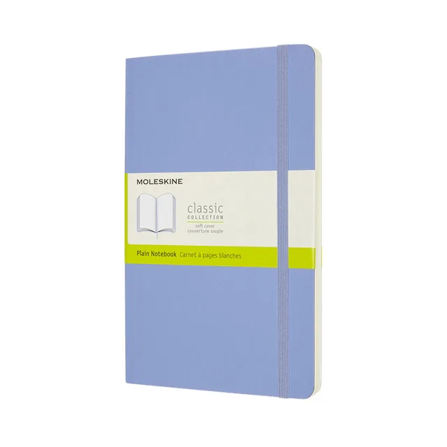 Notitieboek Moleskine large 130x210 blc sc hydr bl