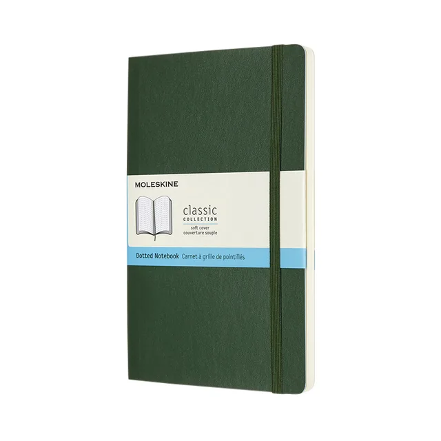 Notitieboek Moleskine large 130x210 dots sc zw