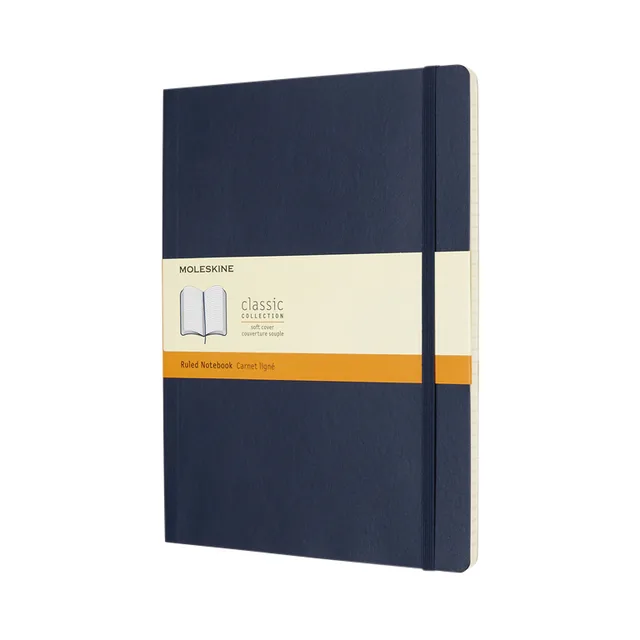 Notitieboek Moleskine XL 190x250 ln sc sapp bl