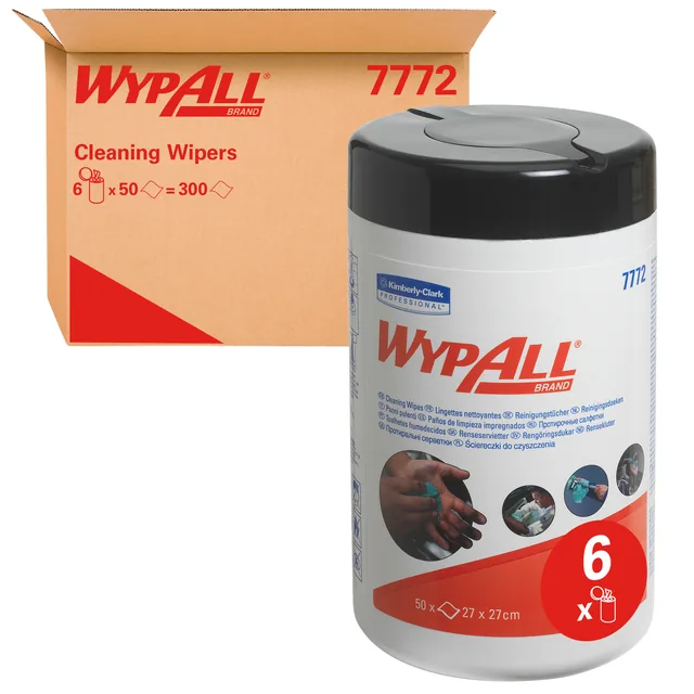 Reinigingsdoek WypAll PowerClean bus groen 7772
