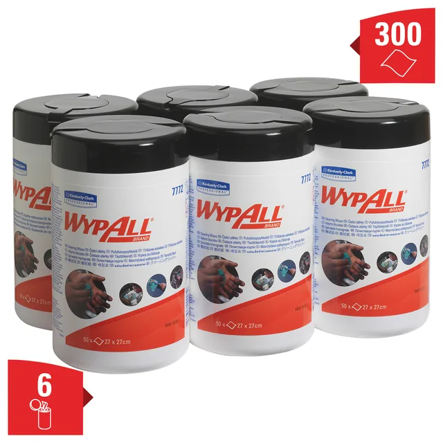 Reinigingsdoek WypAll PowerClean bus groen 7772
