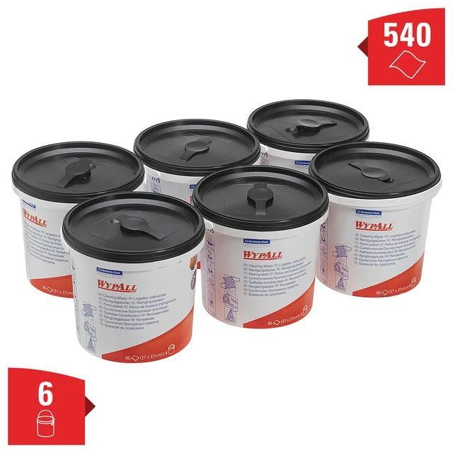 Reinigingsdoek WypAll PowerClean emmer groen 7775