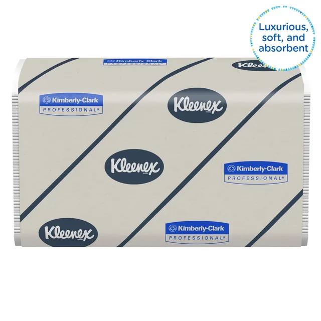 Handdoek Kleenex Ultra 2laags 215x415mm wit