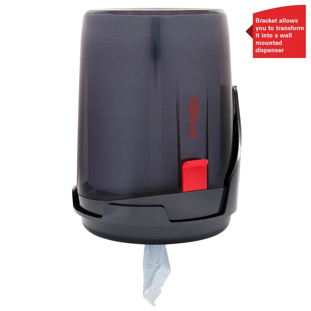 Poetspapierdispenser WypAll L10 draagbaar zwart