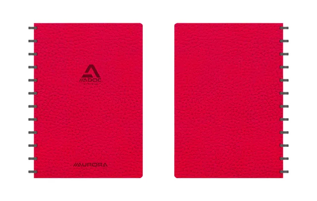 Schrift Adoc Business A4 lijn 144pag 90gr rood