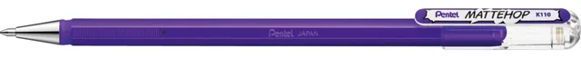 Gelschrijver Pentel K110 Mattehop M violet