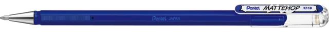 Gelschrijver Pentel K110 Mattehop M blauw