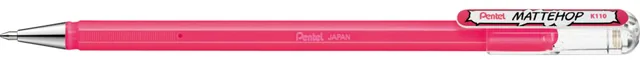 Gelschrijver Pentel K110 Mattehop M roze