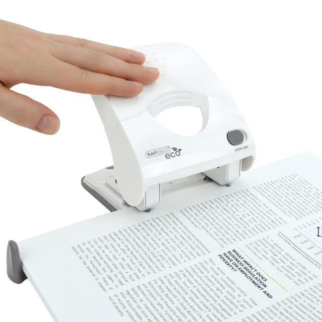 Perforator Rapesco Germ-Savvy X5-40ps 2gaats wit