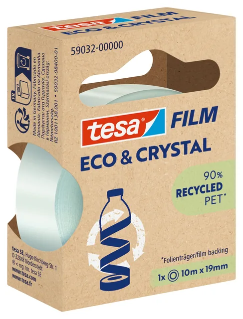 Plakband Tesa eco crystal 59032 19mmx10m tr