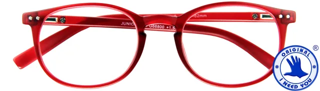 Leesbril I Need You +3.00dpt Junior rood