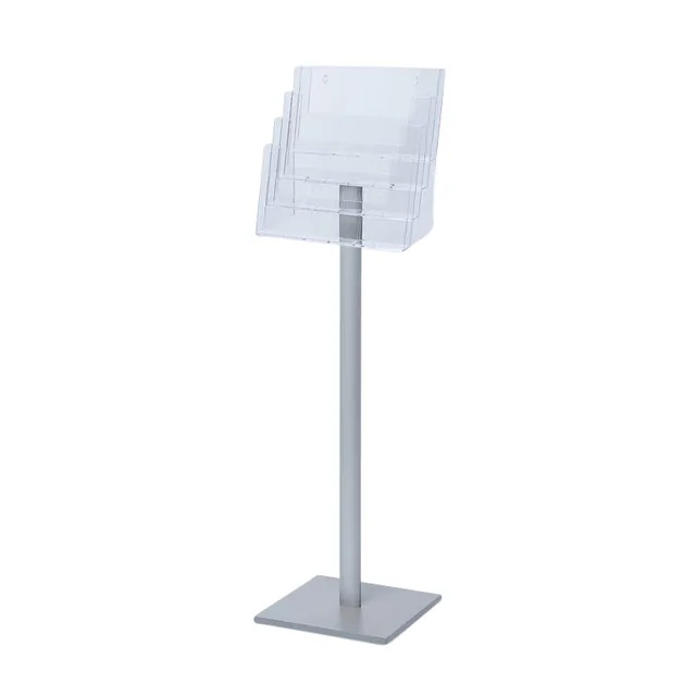 Brochurehouder Quantore Standaard 4x A4 liggend