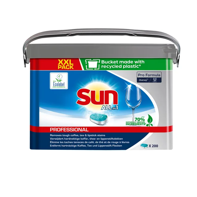 Vaatwastabletten Sun Professional PF 200 stuks