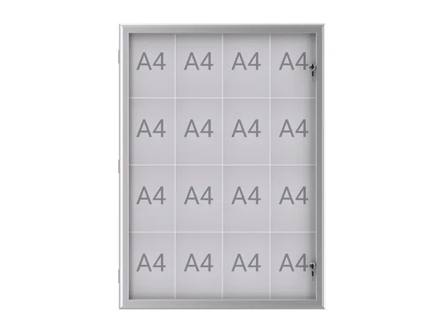 Buiten- binnenvitrine MAULexcite 16xA4 slot