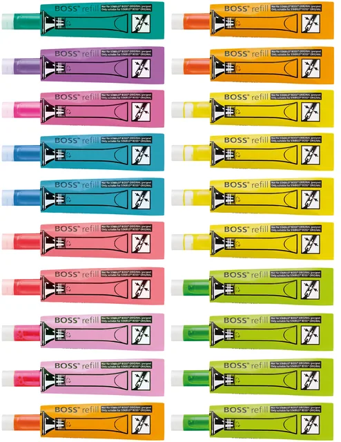 Markeerstiftinkt STABILO 070 assorti