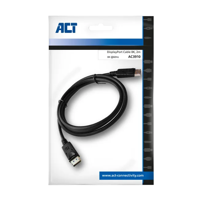 Kabel ACT DisplayPort 1.4 8K M-M 2 meter