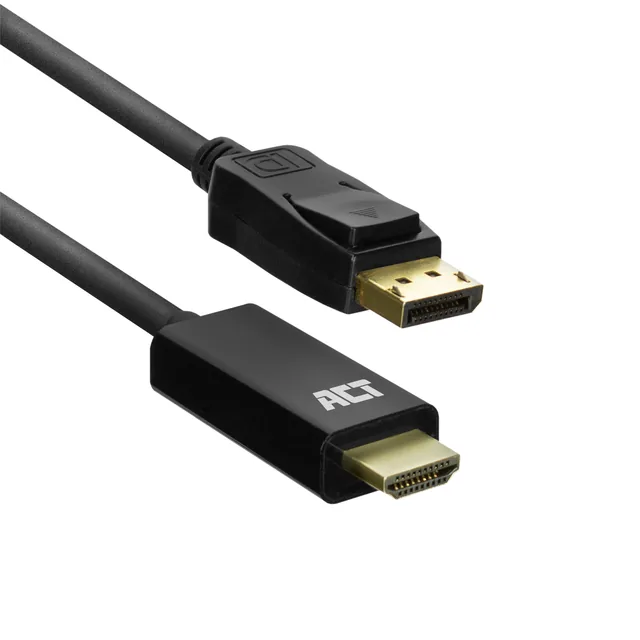 Kabel ACT DisplayPort naar HDMI 4K 1.8 meter