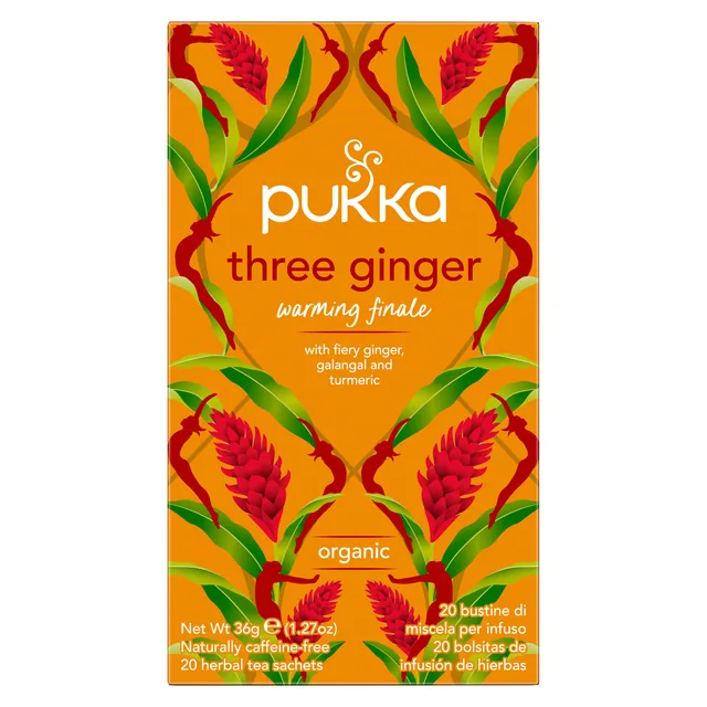 Thee Pukka ginger 20 zakjes